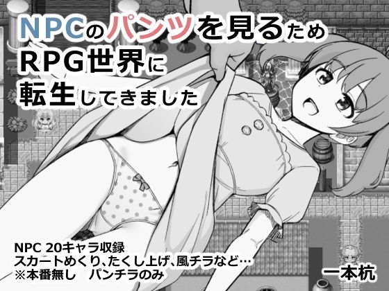 【無料で読める？】NPCのパンツを見るためRPG世界に転生してきました｜d_660387