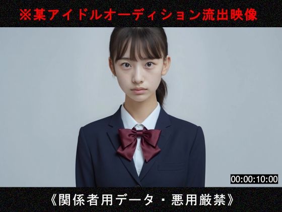 【無料で読める？】某アイドルオーディション流出映像【No.1008】｜d_669828