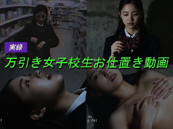 【無料で読める？】万引き女子校生のお仕置き謝罪動画 13｜d_695905
