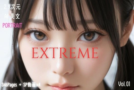 【無料で読める？】2.9次元AI美女 PORTRAIT EXTREME VOL.01 AI SEX ポーズ集｜d_702642