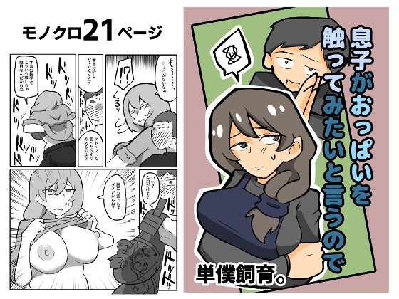 【無料で読める？】息子がおっぱいを触ってみたいと言うので。｜d_378164