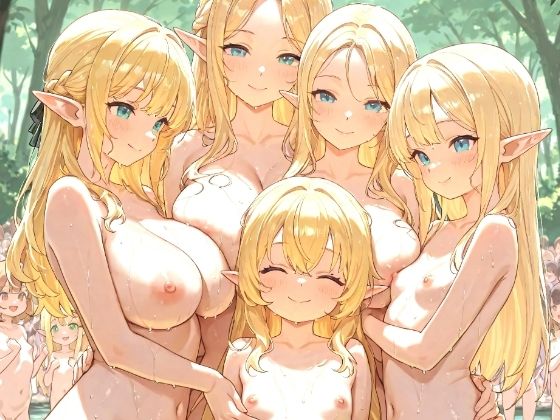 【無料で読める？】【301枚】家族でえっちなおもてなしをしてくれるエルフたち！｜d_527191