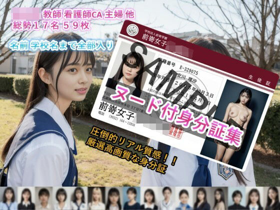 【無料で読める？】【超精細】ヌード身分証集｜d_294098