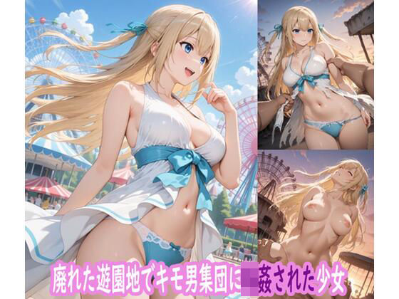 【無料で読める？】廃れた遊園地でキモ男集団に輪●された少女｜d_727806