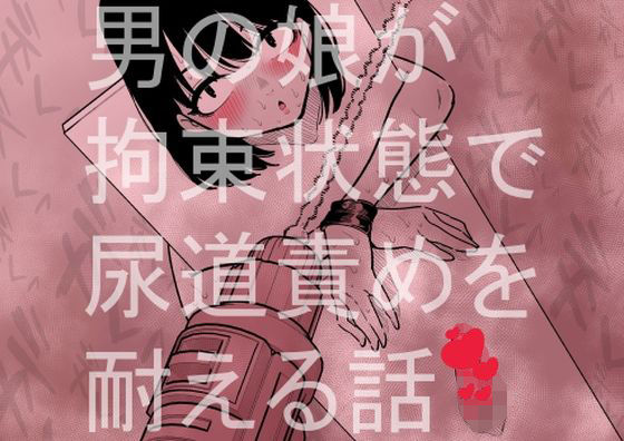 【無料で読める？】男の娘が拘束状態で尿道責めを耐える話｜d_405129
