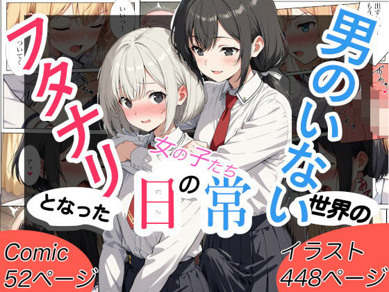 【無料で読める？】男のいない世界のフタナリとなった女の子たちの日常〜コミック52P＋CG集448P〜｜d_742756