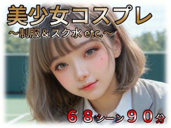 【無料で読める？】美少女JKコスプレ 〜制服＆スクール水 etc.〜｜d_745372