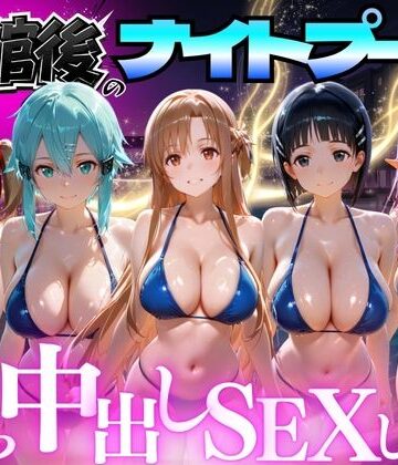 【無料で読める？】閉館後のナイトプールでひたすら中出しSEXした話 Vol.3｜d_772689