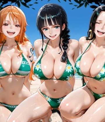 【無料で読める？】ビーチで出会った美女をナンパしてメス堕ちさせた話 ワ○ピース｜d_775558