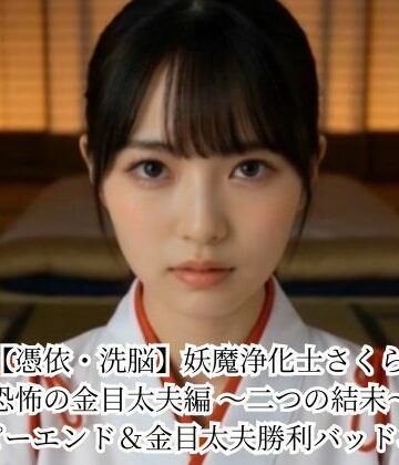 【無料で読める？】【憑依・洗脳】妖魔浄化士さくら 恐怖の金目太夫編 〜二つの結末〜 ハッピーエンド＆金目太夫勝利バッドエンド｜d_779716