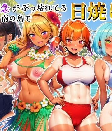 【無料で読める？】貞操観念がぶっ壊れてる南の島で日焼け女子校生たちとハメまくる話｜d_791242