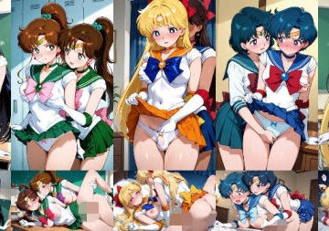 【無料で読める？】セーラー戦士が悪の美少女戦士にふたなり乱暴される（おまけCG付き）｜d_794083