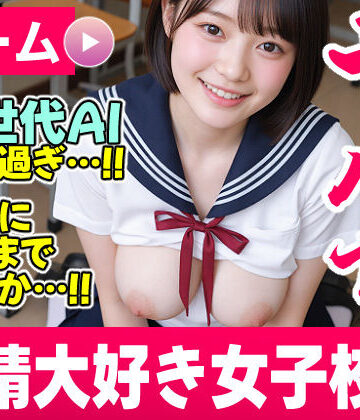 【無料で読める？】【次世代AI】射精大好き女子校生〜射精当番は君だ！絶頂へのカウントダウン！〜【AIヤバい】｜d_810677