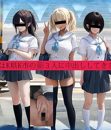 【無料で読める？】今回はK県K市のJK3人に中出ししてきました。｜d_814972