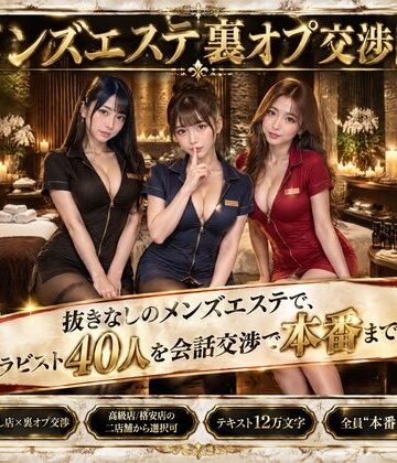 【無料で読める？】メンズエステ裏オプ交渉師〜抜きなしの店で、セラピスト40人を本番まで落とす〜｜d_822120