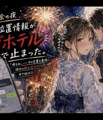 【無料で読める？】花火大会の夜、彼女の位置情報がラブホテルで止まった。｜d_823996