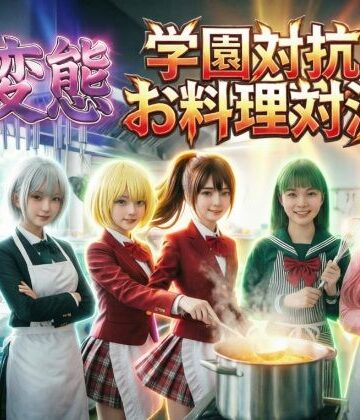 【無料で読める？】裸にエプロン 学園対抗変態お料理対決｜d_795731
