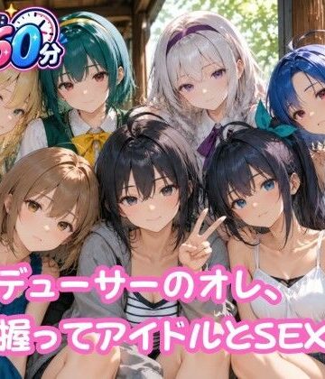 【無料で読める？】【動画約60分】プロデューサーのオレ、弱み握ってアイドルとSEX三昧｜d_822489