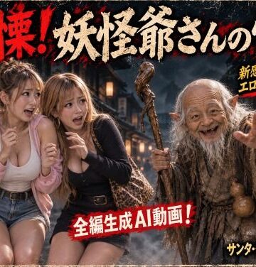 【無料で読める？】【生成AI動画】戦慄！妖怪爺さんの怪！ エロティック・ホラーシリーズ1｜d_825375