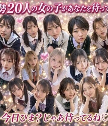 【無料で読める？】舌上射精4期生＆5期生かわいい20人の女の子｜d_826757