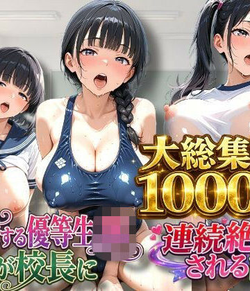 【無料で読める？】【総集編】【3作品収録】【1000枚収録】〜挑発する優等生JKが校長に連続絶頂される話 総集編 vol.1〜｜d_833313